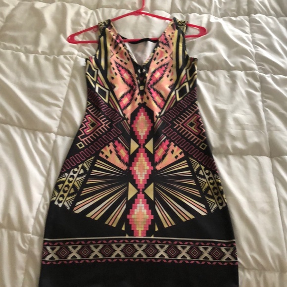 Printed party dress - Picture 1 of 2